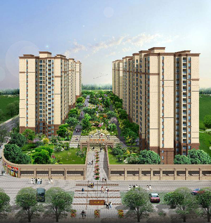 仁城华府项目位于安仁县日光路与泉塘路交汇处（思源实验学校东门）对面