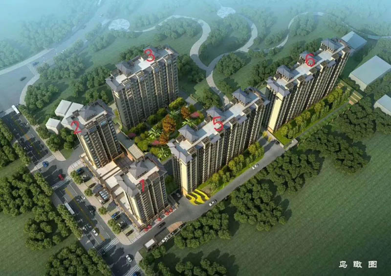 万福公馆项目位于安仁县安仁县八一东路万福公园西侧