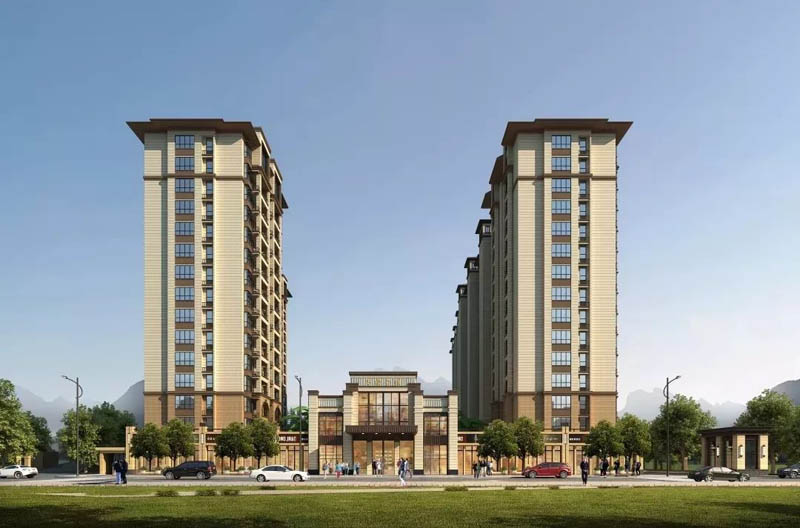 万福公馆项目位于安仁县安仁县八一东路万福公园西侧