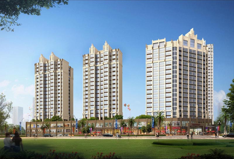 林邑翰庭项目位于郴州青年大道与下东边江路交汇处（苏园中学旁）