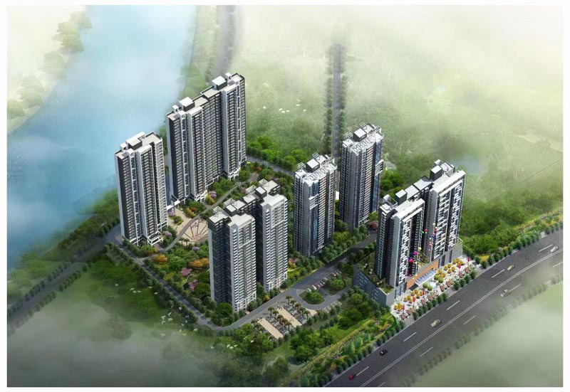 湖畔家苑项目位于郴州市青年大道469号