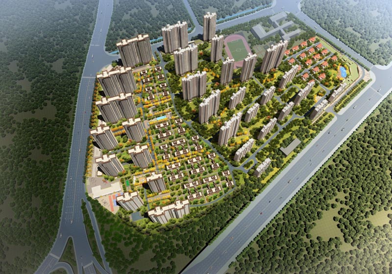 碧桂园翘楚棠项目位于郴州市郴县路碧桂园江山一品西侧