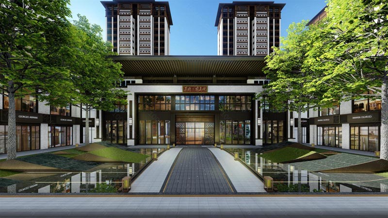 万腾观山悦项目位于郴州市后营大道与东湖西路交汇处