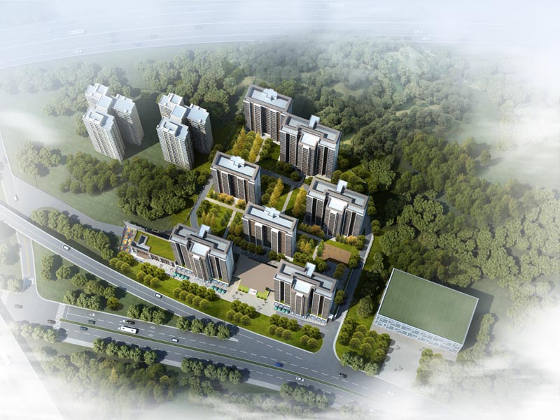 兴康云锦项目位于郴州市人民东路与郴资路交汇处