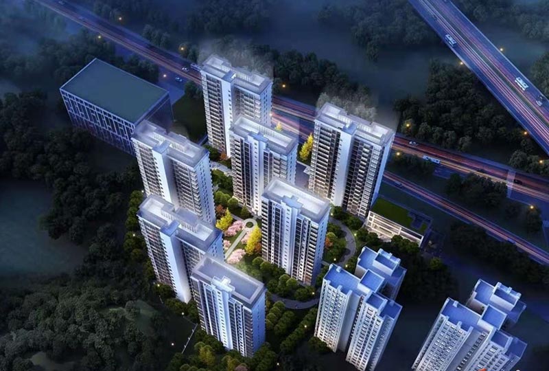 兴康云锦项目位于郴州市人民东路与郴资路交汇处