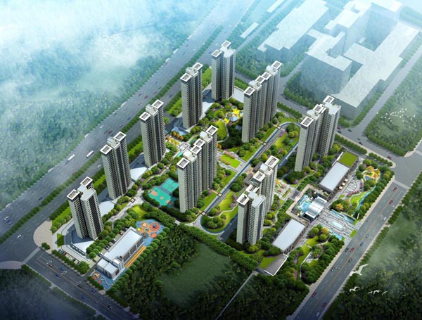 长房金宸府项目位于郴州市政务服务中心西侧（金海学校旁）