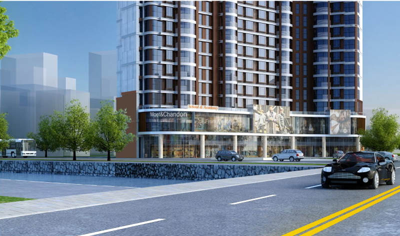 飞天翠水源项目位于郴州市苏仙区磨心塘路与雅石路交汇