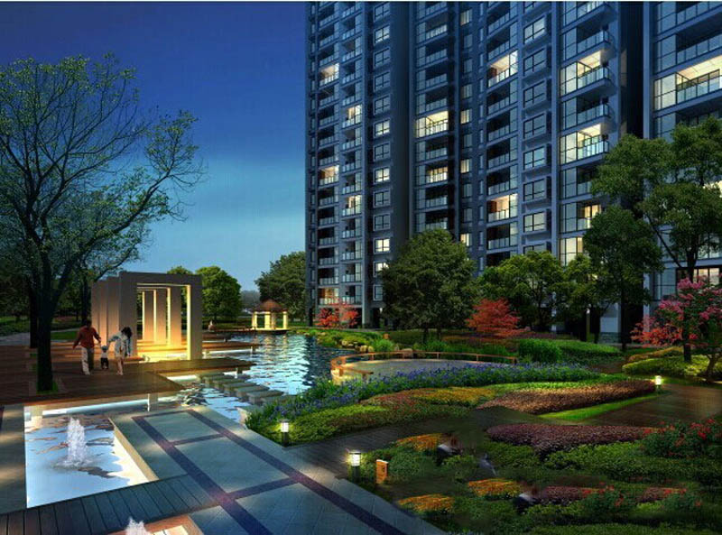 华宁公寓项目位于郴州市青年大道华宁春城中央广场旁边