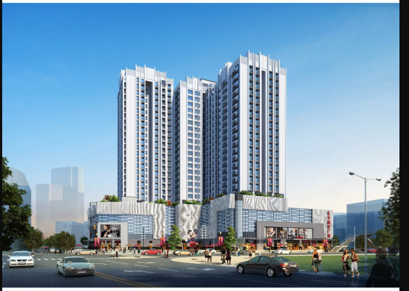 汇华时代广场项目位于郴州市国庆北路33-12号原北湖市场正对面