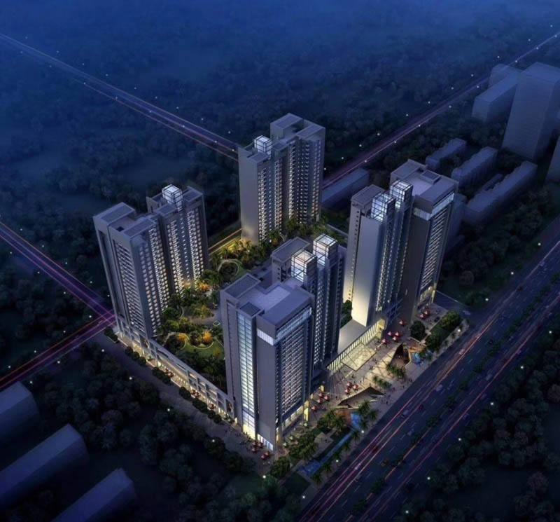 喜盈门建材家具广场项目位于郴州大道郴州科技工业园以西200米增湖村委公交站旁