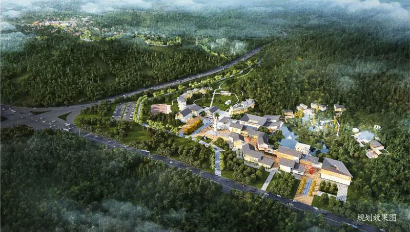 仙岭湖畔项目位于郴州南岭大道仙岭湖体育公园