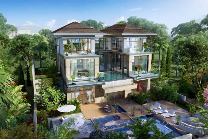 颐和庄园项目位于郴州小埠南岭生态城颐和庄园