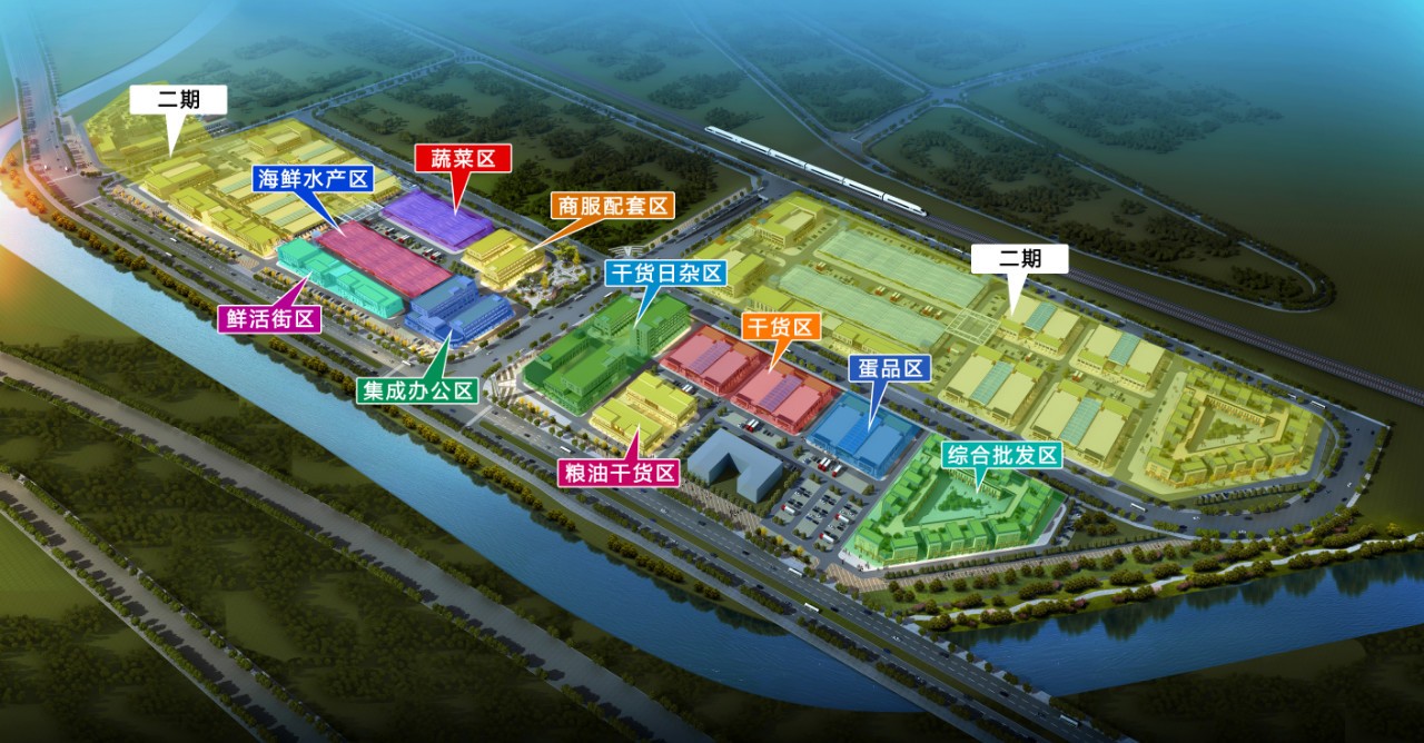 农副产品物流园项目位于郴州国庆南路延伸段与郴江路交汇处