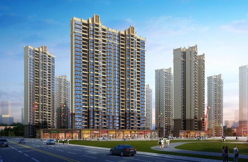 粤泰天鹅湾项目位于郴州市同心路与新107国道交汇处