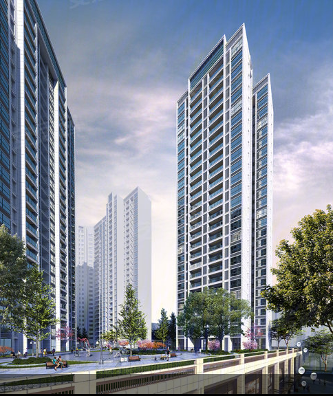 五岭乾源项目位于郴州市骆仙西路与香雪西路交汇处