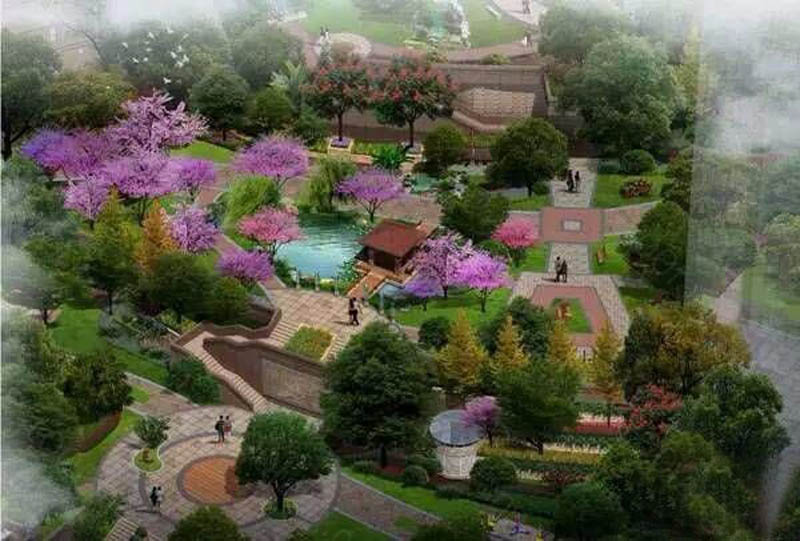 湘核云山春晓项目位于湖南省郴州市北湖区南岭大道134号（七里洞小学旁)