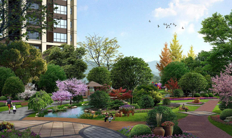 湘核云山春晓项目位于湖南省郴州市北湖区南岭大道134号（七里洞小学旁)