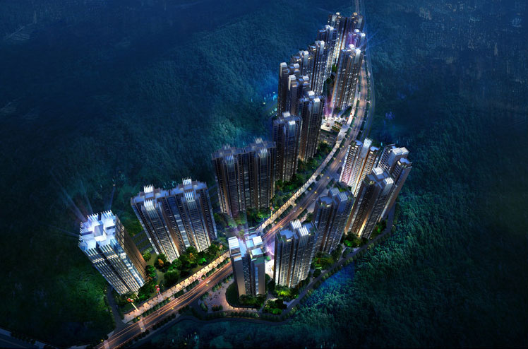 云鼎天阙项目位于郴州市寒溪路南段