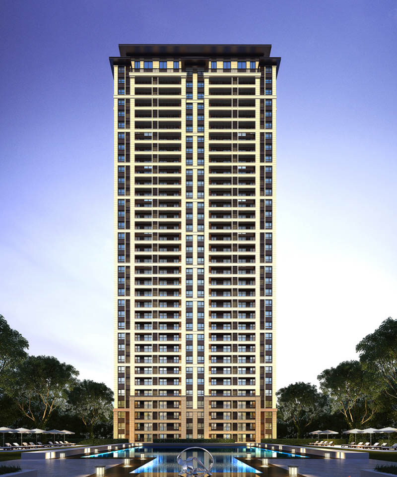 中梁首府项目位于郴州市北湖区郴州大道与冲口路交汇处东南侧