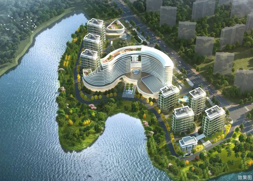 辉达温德姆项目位于沅江市浩江湖路西侧