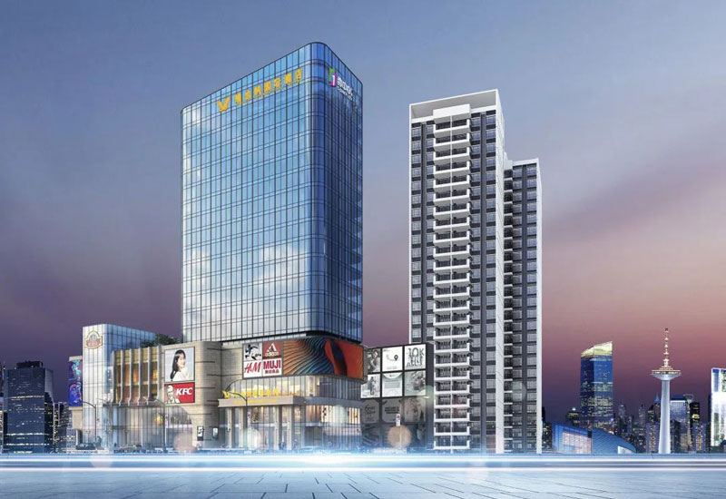 壹中心项目位于常宁市政府大楼西面