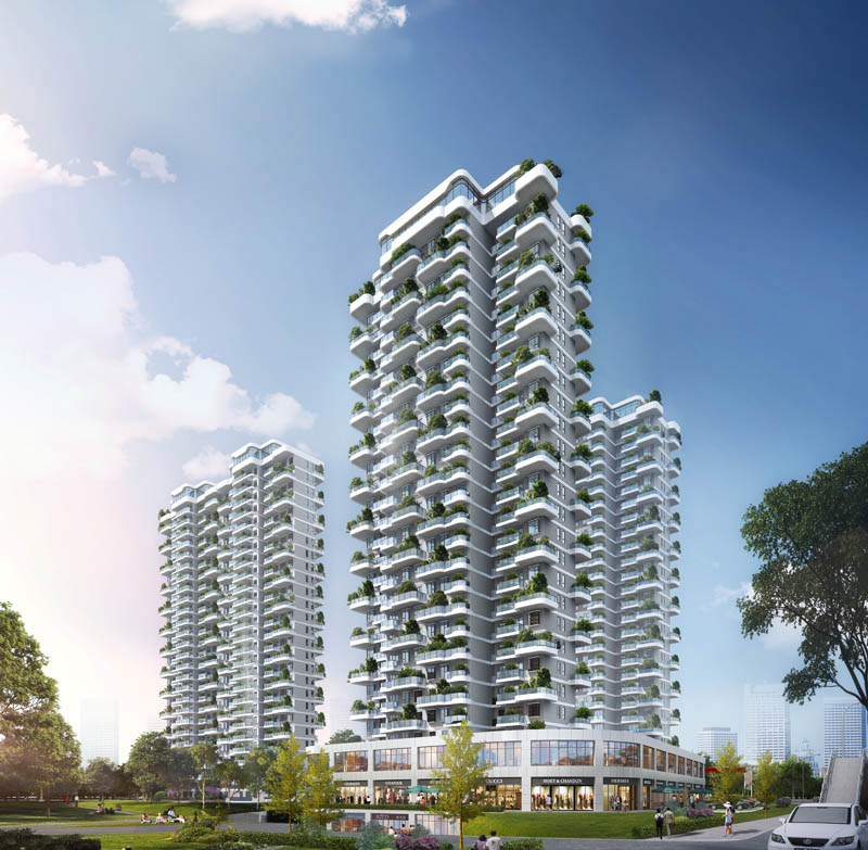 锦绣城二期项目位于桃江县金盆大道与美人窝路交汇处