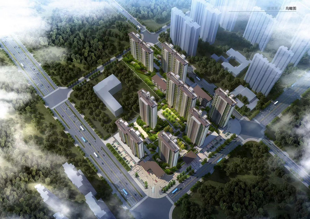 翰林雅苑项目位于湘阴城东学校北校门对面（新世纪大道）