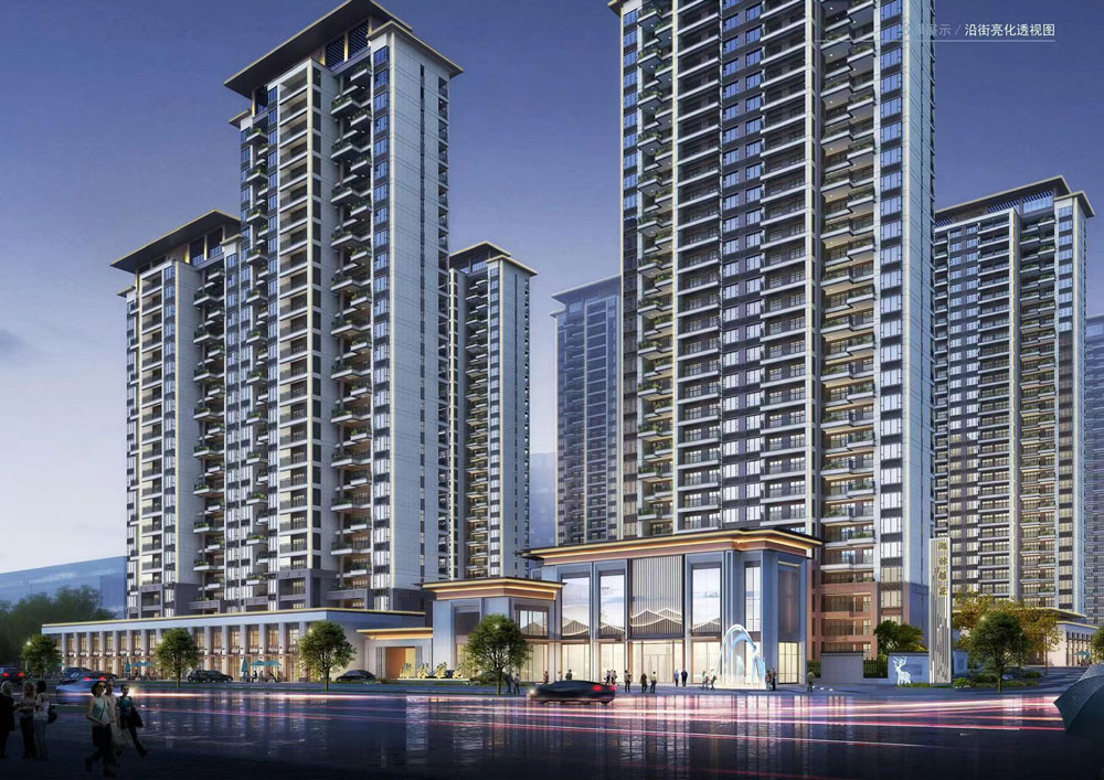 翰林雅苑项目位于湘阴城东学校北校门对面（新世纪大道）