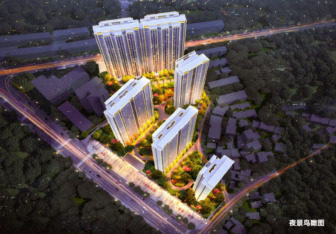 恒源玖玺项目位于岳阳市岳阳楼区建湘路东花板桥路南