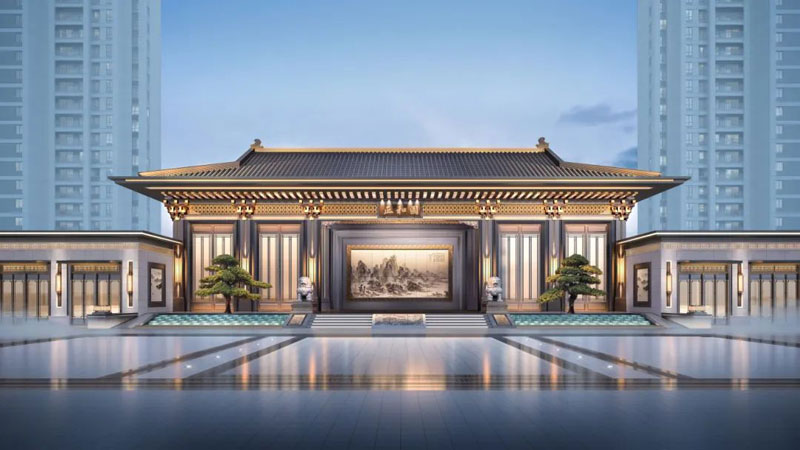 鑫汇正和圆项目位于梨树山路与槐树路交汇处(鸽皇院子正对面)