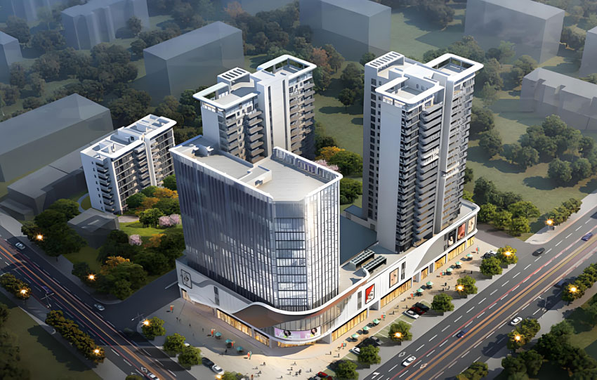 正源宏盛项目位于汨罗市建设东路与楚天路交汇处(原东方威尼斯)