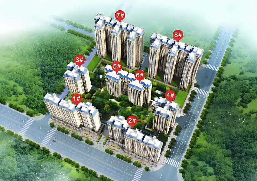 北城国际项目位于常宁市北一环与政通路交汇处