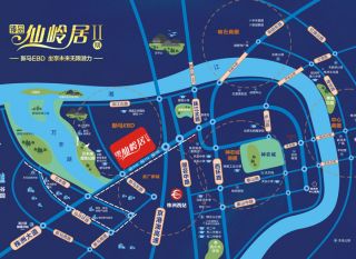 株洲天元区仙岭居为您提供该项目区位图欣赏