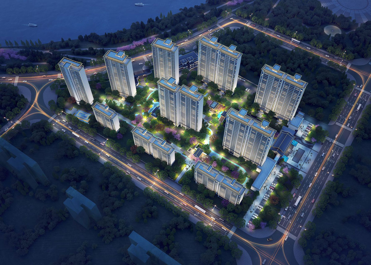 臻玺湾项目位于衡阳华新蒸水南路与芙蓉路交汇处(华新汽车站对面)